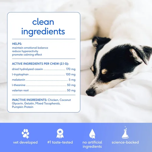 Miniatura 3 de Native Pet Masticables calmantes avanzados para perros de razas pequeñas, alivio de la ansiedad, estrés, separación, viajes y apoyo para dormir