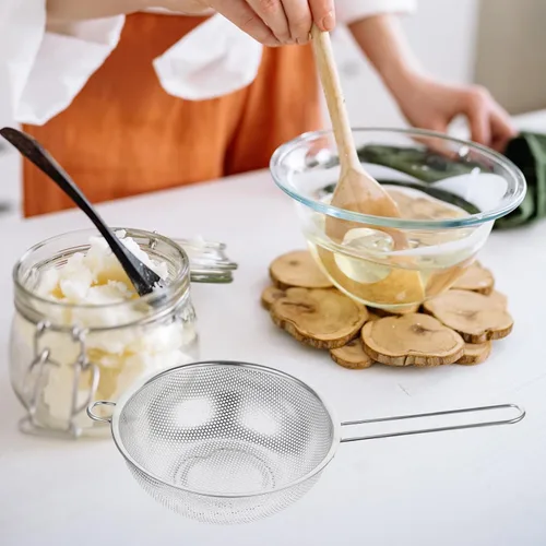 Miniatura 8 de BESTonZON Colador de lavabo de acero inoxidable con asa, colador de pasta plegable para lavabo multiusos, colador de cocina y para colar, enjuagar