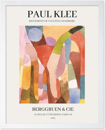 Miniatura 29 de Poster Master Póster vintage de Paul Klee – Impresión retro de cómicos – Arte de dibujo – Arte abstracto – Regalo para hombres y mujeres – Estilo-09