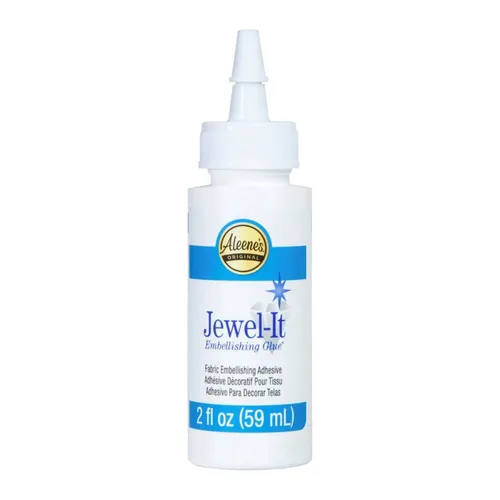 Miniatura 6 de Jewel-It - Pegamento de adorno para tela de 2 onzas y adhesivo con accesorios Pixiss, pinzas de punta de aguja y 2 lápices selectores de joyas