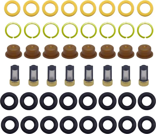 Miniatura 5 de HiSport Kits de servicio de reconstrucción de inyectores de combustible para motores EV1 universales juntas tóricas de inyector, espaciadores