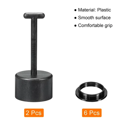Miniatura 3 de MECCANIXITY Herramienta de extracción de anillo de enchufe E26/E27, estilo de 12 dientes, con anillos de enchufe para base media, accesorios