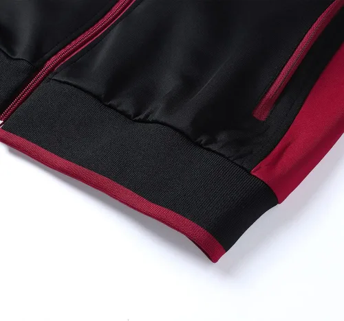 Miniatura 7 de Conjunto deportivo casual de manga larga para hombre, sudadera con cremallera completa, chaqueta y pantalones para correr, trajes de 2 piezas