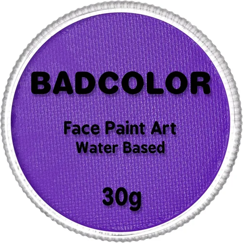 Miniatura 9 de Pintura corporal y facial UV neón naranja (30g/1oz), kit de pintura corporal completa a base de agua, reactiva a la luz negra, fluorescente