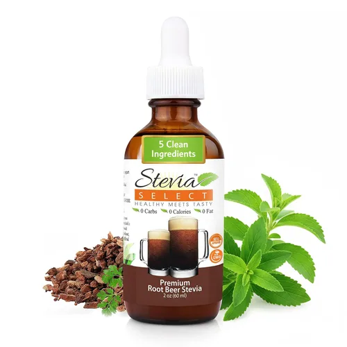 Miniatura 30 de Stevia Select Irish Cream Stevia Extract Liquid - Edulcorante cero calorías - Líquido de extracto de gotas de sabor natural - Gotas de café keto
