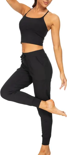 Miniatura 23 de Kcutteyg - Pantalones deportivos con bolsillos para mujer, diseño suave, ligero y de secado rápido, para entrenamiento, gimnasia, yoga y correr