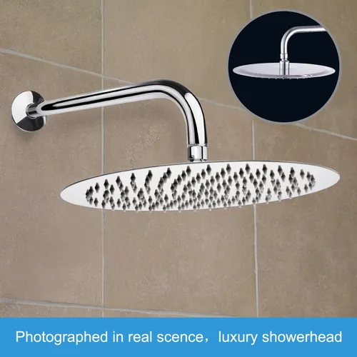 Miniatura 7 de NearMoon Cabezal de ducha de lluvia, diseño ultrafino - aumento de presión, experiencia impresionante, cabezal de lluvia de acero inoxidable de alto