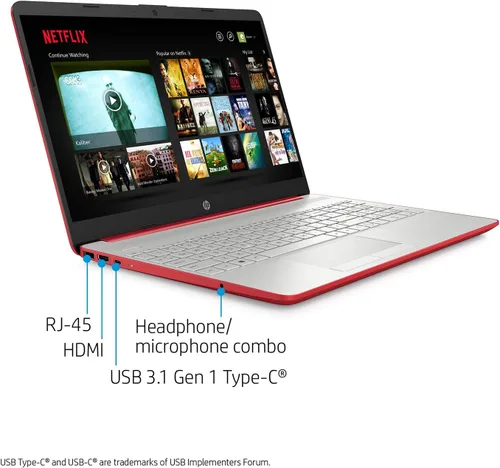 Miniatura 5 de HP Laptop Pavilion 2022 HD de 15.6 pulgadas, procesador Intel Pentium de cuatro núcleos, 8 GB de RAM, SSD de 128 GB, vida útil de batería de 11