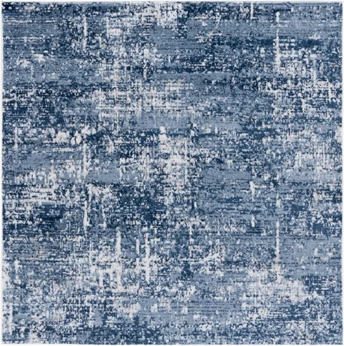 Miniatura 29 de SAFAVIEH Amelia Collection ALA700A - Alfombra decorativa de 2'2" x 4', diseño moderno abstracto, color marfil y azul, no desprende pelusa y de fácil