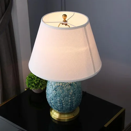 Miniatura 6 de Lamp for Desk Retro Ceramic Table Lamp Crack Bedside Lamp Indoor Living Room Bedroom Desktop Decoration Reading Table Lamp Desk Lamps for Home Office
