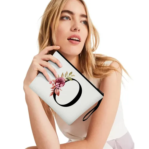 Miniatura 6 de Vavabox A-Z - Bolsa de maquillaje personalizada, regalos de cumpleaños para mujeres y mamá, regalos para mejor amiga, bolsa de cosméticos para novia