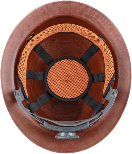 Miniatura 7 de Klein Tools 60452 - Casco duro, ala completa, clase G serie KONSTRUCT, banda que absorbe el sudor, almohadilla superior, color marrón