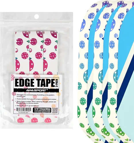Miniatura 47 de PICKLETECH Pickleball Edge Guard Tape – Pink Unicorn Pattern Edge Tape for Pickleball Paddle - Fit Perfectly Curved Edge - No Wrinkling Sonrisa verde