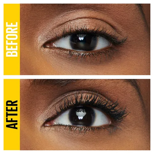 Miniatura 3 de Maybelline New York Volum' Express Colosal Curl Bounce - Maquillaje lavable con fórmula de rizo de memoria, hasta 24 horas de uso, negro más negro