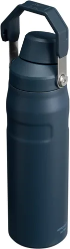 Miniatura 3 de Stanley IceFlow - Botella de agua de flujo rápido de 24 onzas, tapa de boquilla en ángulo, ligera y a prueba de fugas para viajes y deportes, acero