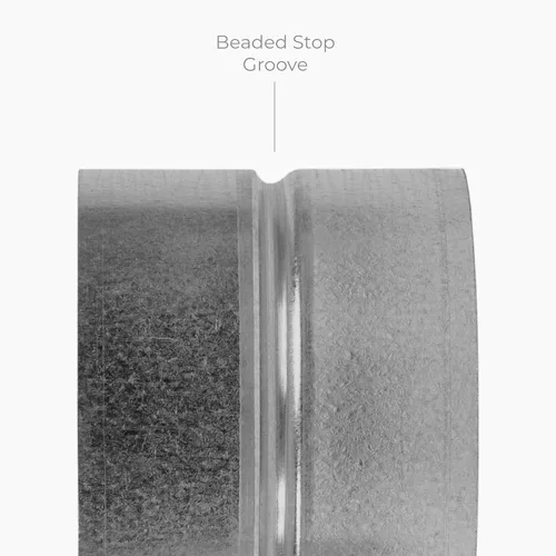 Miniatura 5 de Acoplador de conducto de acero galvanizado de 6 pulgadas para accesorios de HVAC - Adaptador de montaje de tubería de ajuste hembra - Admisión