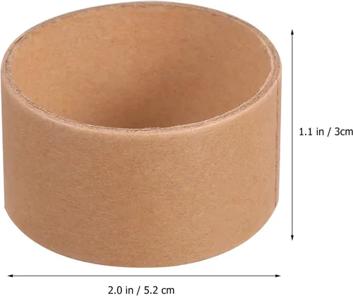 Miniatura 6 de Tubo de cartón marrón, 20 unidades, tubos de papel kraft para manualidades, rollos de cartón de extremo abierto, suministros de pintura para niños