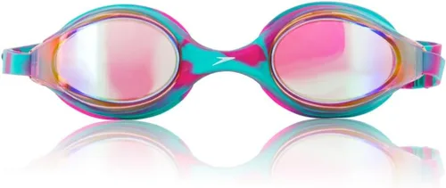 Miniatura 2 de Speedo Gafas de natación para niños Junior Hyper Flyer de 6 a 14 años Color rosa Glo/Verde Espejo