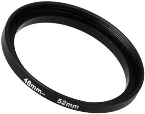 Miniatura 16 de Fotodiox arandela adaptadora de metal anodizado, negro (para filtros más grandes)