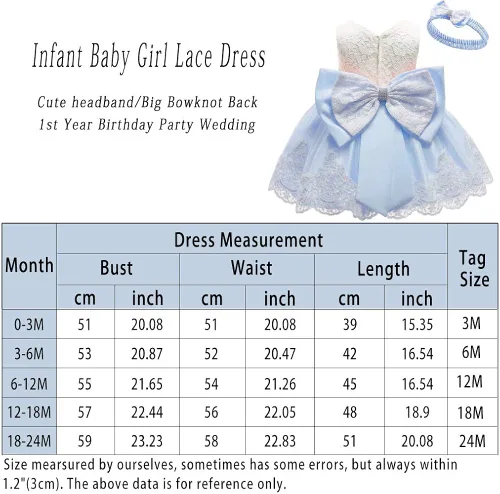 Miniatura 6 de LZH - Vestido de encaje con volantes y tocados para bebés, vestidos de flores con lazo para fiestas y bodas
