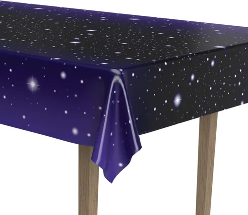 Miniatura 3 de Mantel para fiestas con diseño de noche estrellada (1 unidad) (1/Pkg), Misión