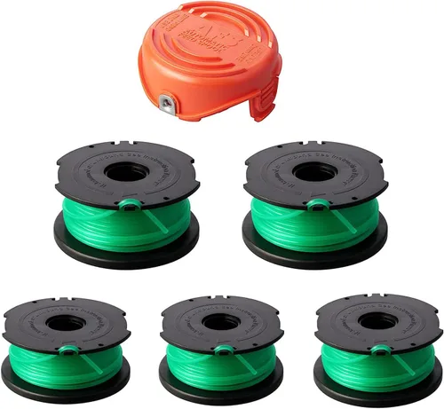 SF-080 Carretes de repuesto para recortadora compatibles con Black Decker SF-080-BKP GH3000 GH3000R LST540 LST540B Weed Eater 20 pies 0.080 pulgadas