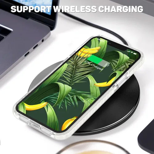 Miniatura 6 de MATEPROX Funda compatible con iPhone 13, transparente, delgada, transparente, a prueba de golpes, para iPhone 13 de 6.1 pulgadas 2021 (blanco)