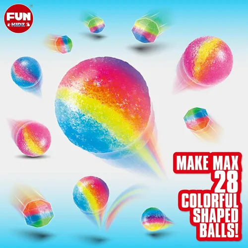Miniatura 4 de FunKidz - Kit de bolas inflables grandes para niños, kit de fabricación de pelotas mágicas para manualidades, proyectos de ciencia y actividades