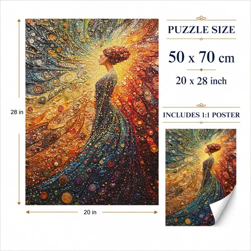 Miniatura 3 de Rompecabezas para adultos de 1000 piezas imposibles, difíciles, difíciles, desafiantes para adultos, rompecabezas de 1000 piezas de la mujer