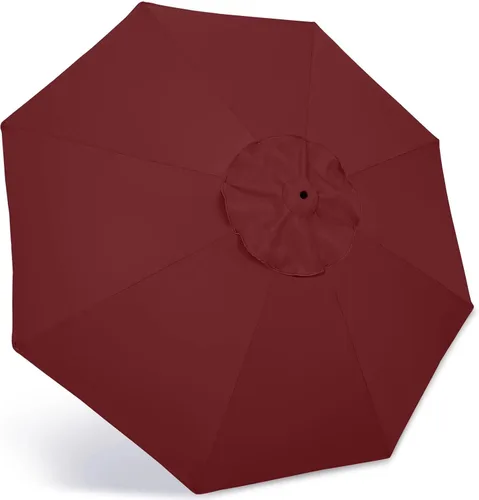 Miniatura 23 de ABCCANOPY - Sombrilla de repuesto para exteriores de 9 pies, apta para patio, con 8 varillas, color caqui