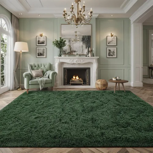 Miniatura 24 de Nuttumico Alfombras de Pasillo Suaves de 2x4 Pies para Dormitorio y Sala de Estar, Alfombra Mullida de Felpa, Alfombras de Área Antideslizantes Tie
