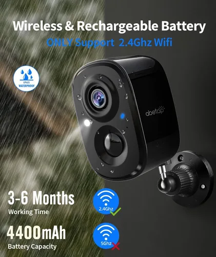 Miniatura 5 de Cámaras de seguridad inalámbricas 2K – Cámaras de seguridad WiFi para exteriores, visión nocturna a color, detección AI/PIR, conversación de 2 vías