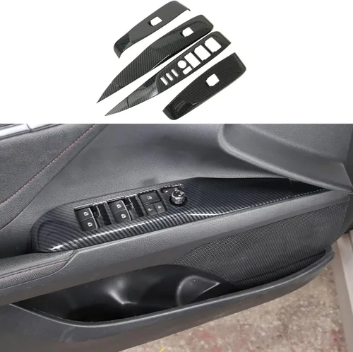Miniatura 14 de Rifoda Para Camry Co-Piloto Guantera Lateral Panel de Interruptor Decoración Material ABS Ajuste para Toyota Camry 2018 2019 2020 2021 2022
