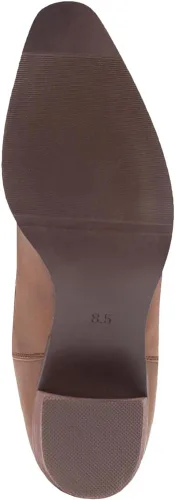 Miniatura 7 de IUV Botas vaqueras para mujer con punta puntiaguda, botas vaqueras de media pantorrilla