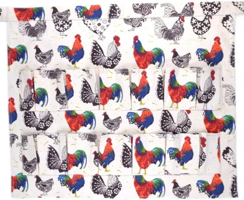 Miniatura 2 de Delantal de recolección de huevos, 12 bolsillos Chiken huevos sosteniendo delantales de pato, ganso, codorniz, paloma, soporte para huevos de Pascua