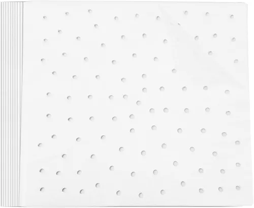 Miniatura 7 de Revestimientos para horno para freidora de aire, 11.5 x 10 pulgadas, revestimientos de papel pergamino antiadherentes para tostadoras, hornos