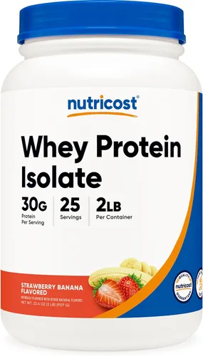 Miniatura 8 de Nutricost Polvo aislado de proteína de suero (vainilla) 2LBS