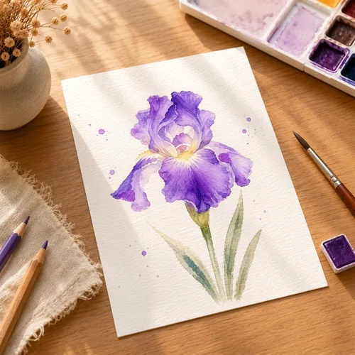 Miniatura 4 de Fyess 120 piezas de papel de acuarela 100% algodón prensado en frío blanco de 160 libras, papel para dibujo a granel para estudiantes y artistas