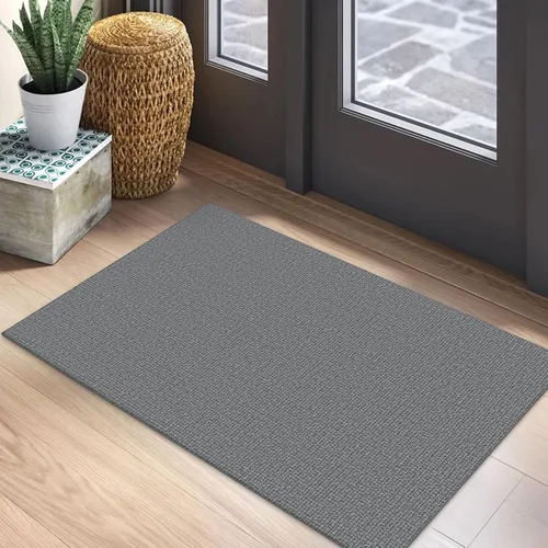 Miniatura 44 de EARTHALL Alfombra pequeña de 2 x 3 pies, lavable para entrada, antideslizante, trenzada, alfombra para puerta interior y exterior, alfombra tejida