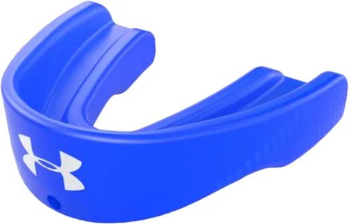 Miniatura 9 de Under Armour Protector bucal deportivo, ajuste personalizado, incluye correa desmontable para casco