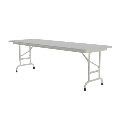 Miniatura 5 de Correll CFA2448M 01 - Mesa plegable de melamina de altura ajustable, rectangular, 24 pulgadas de ancho x 48 pulgadas de largo x 22 a 32 pulgadas