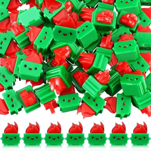 Miniatura 7 de Simgoing 50 piezas de mini figuras de resina a granel en forma de basura de resina en miniatura, mini basurero, accesorios de escritorio, divertidos