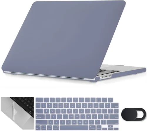 Miniatura 40 de Se7enline Compatible con MacBook Air 2024 de 15 pulgadas M4 M3 M2 A2941/A3114/A3241 Funda rígida para laptop Mac Air 15.3, cubierta protectora
