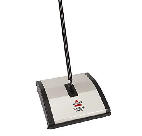 Miniatura 3 de Bissell Commercial BG22 - Barredora manual, Green & Bissell Natural Sweep - Barredora de alfombras y suelos con doble sistema de rotación y 2