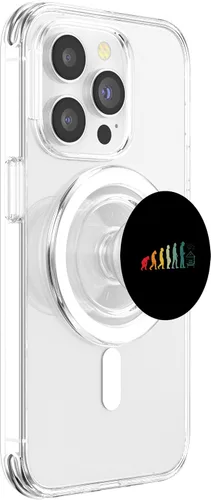 Miniatura 3 de Beekeeping Evolution Honey Bees Supplies Beekeeper PopSockets MagSafe PopGrip for iPhone
