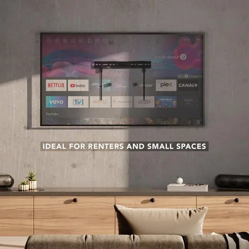 Miniatura 3 de Mount-It! Soporte de pared para TV sin pernos, soporte de TV sin pernos para televisores de pantalla plana de 37 a 85 pulgadas, sin taladro, fácil