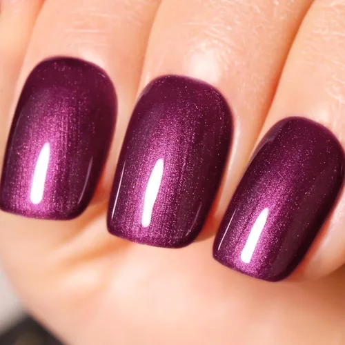 Miniatura 37 de Esmalte de Uñas en Gel con Purpurina, Esmalte de Uñas en Gel con Purpurina Rojo Sangre Brillante con Destellos, Esmalte de Uñas en Gel con Purpurina