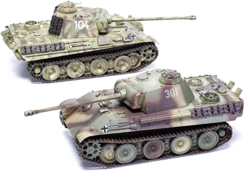 Miniatura 3 de Airfix Panther Ausf.G 1:35 WII - Kit de modelo de tanque militar de plástico A1352, multicolor, escala 1: 35