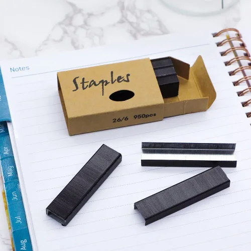 Miniatura 3 de Staples - Paquete de 4 repuestos para grapadoras sin atascos, estándar 26/6, 1/4 pulgadas, 4000 unidades en total