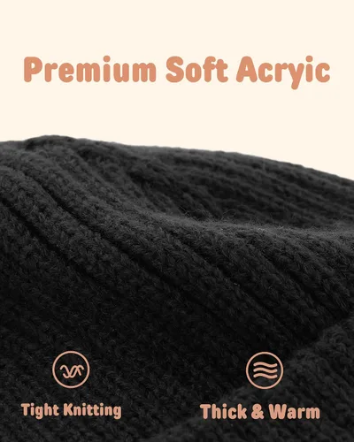 Miniatura 3 de Gorro de invierno con forro polar para bebé, con orejeras, gorro cálido para niños y niñas